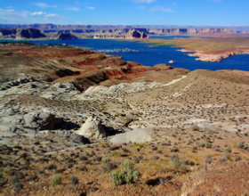 Lake Powell From on High - by Bob Bickers, photo